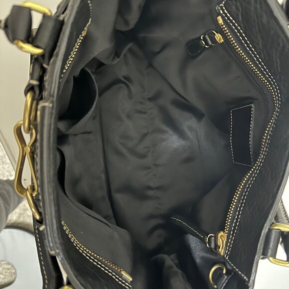 VINTAGE COACH Hampton satchel black PERFECT CONDITION Authentic 10529 - Picture 7 of 10